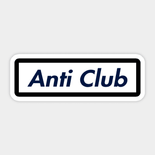 SUPER ANTI CLUB LOGO Sticker